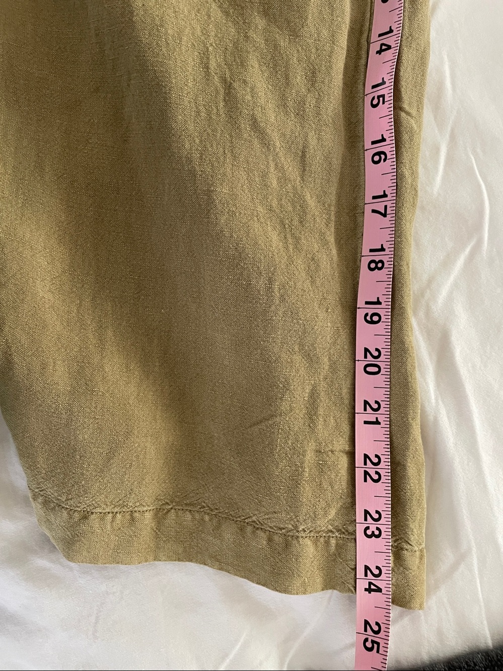 YFB Young Fabulous & Broke Linen/Rayon Wide Leg High Rise Trousers Pants NWT Tan - Picture 5 of 8